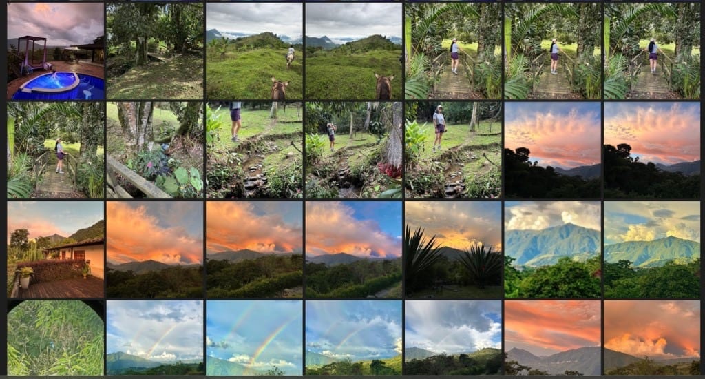 Andean landscape and nature setting suitable for photography