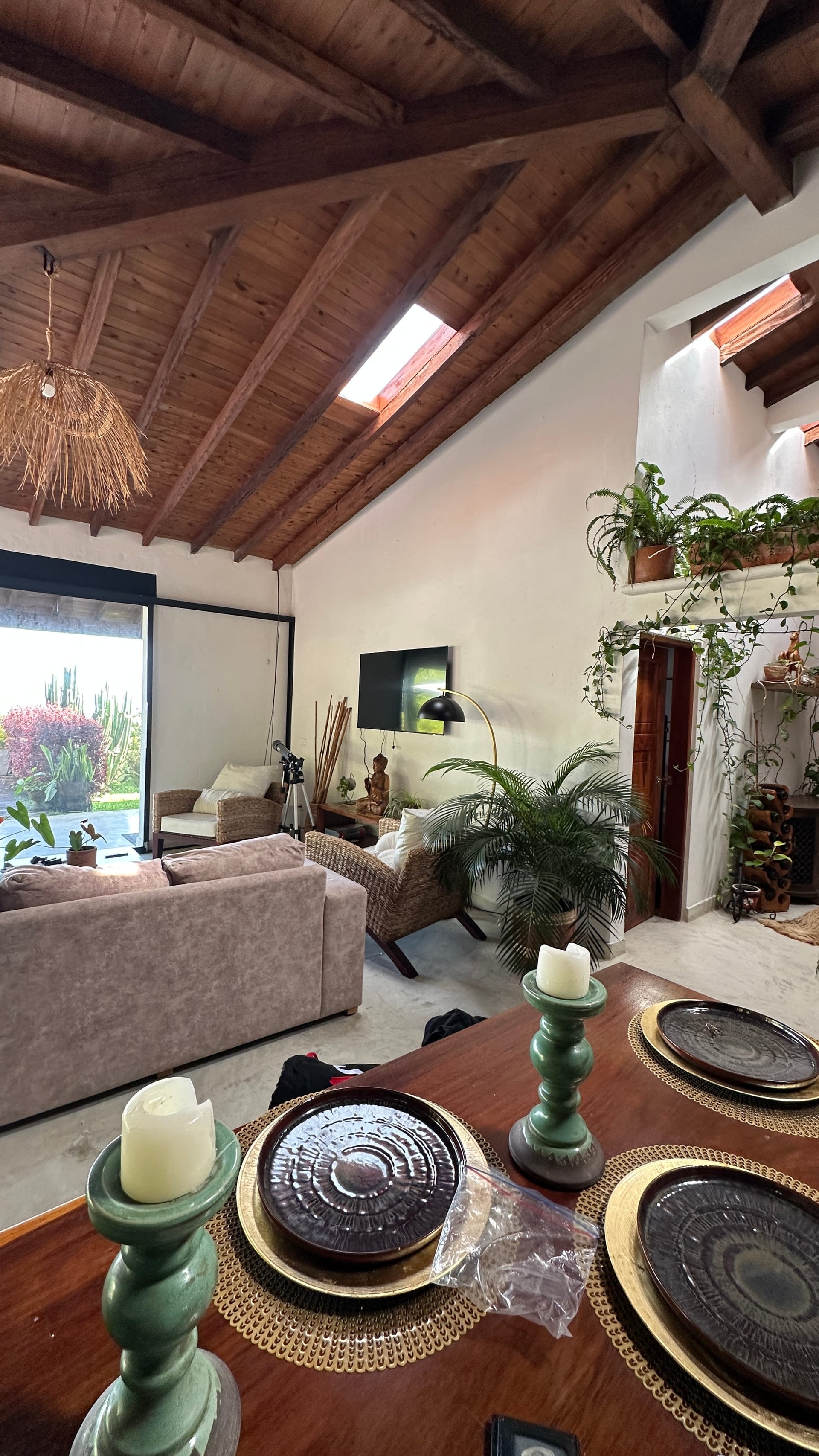 Spacious living room interior
